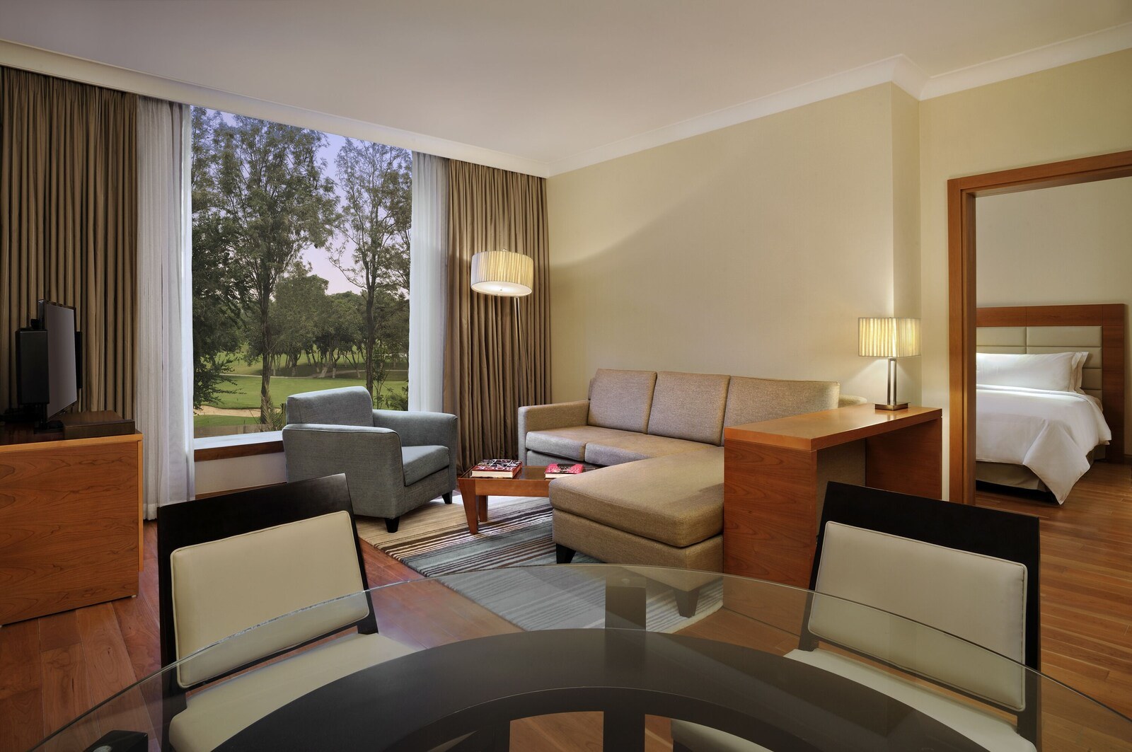 King room with kitchenette category at Hilton Bangalore Embassy GolfLinks